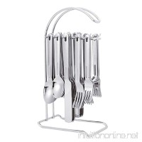 Flatware Set of 20 with 12" hanging Stand - B0001OISBI